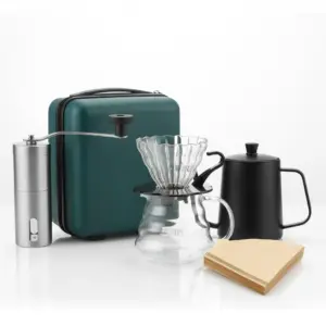 Complete Brew Grind Supply Co. 5-piece pour over set with accessories